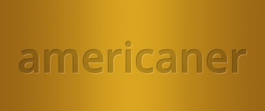 Americaner vergoldet