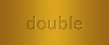 Double vergoldet